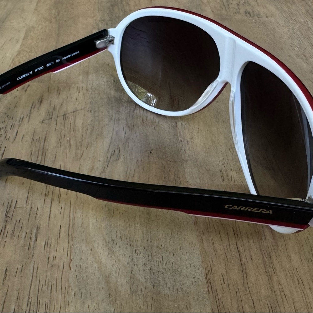 Carrera Black and Red Sunglasses - Picture 3 of 5